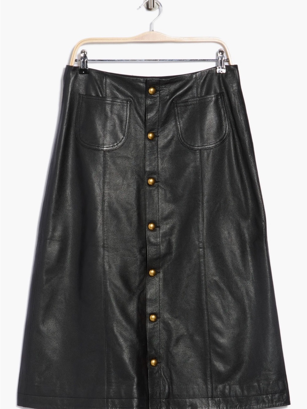 DL1961 leather A Line skirt NWOT